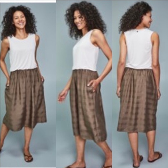 Prana Perry Midi Dress Size Medium - Picture 4 of 12